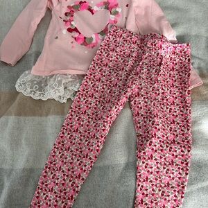 Pink Heart Kids valentine set